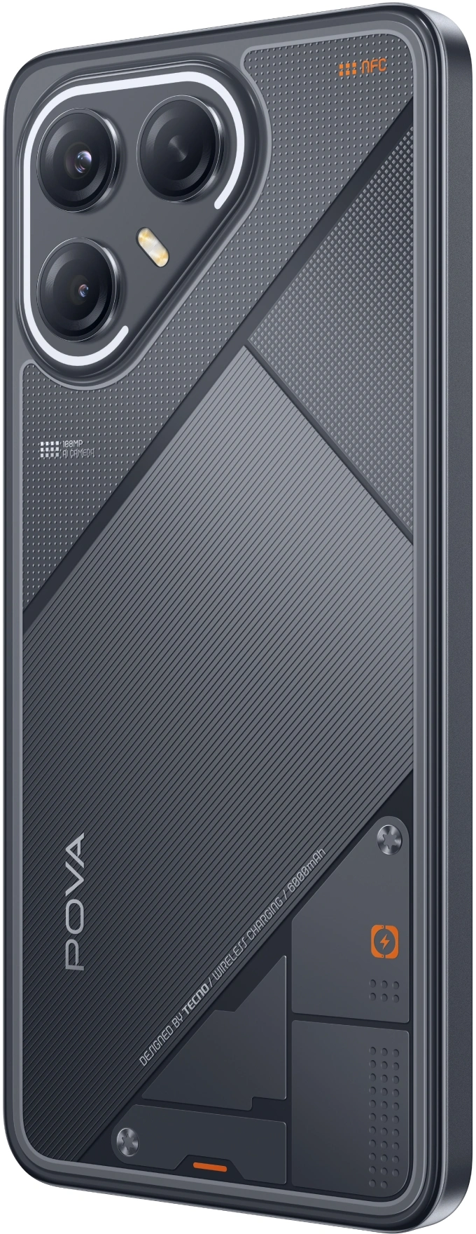 Смартфон Tecno Pova 7 Ultra 5G 12ГБ/256ГБ, черный (lj9 256+12 geek black) от официального дилера в России